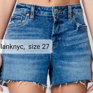 Blank NYC Women's Blue Denim Shorts